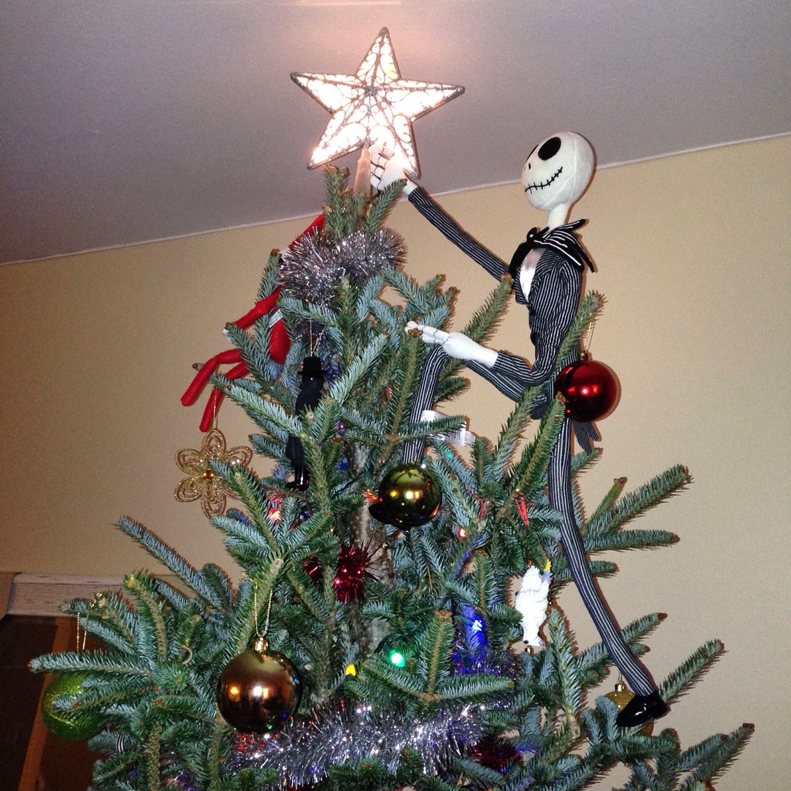 nightmare before christmas tree topper