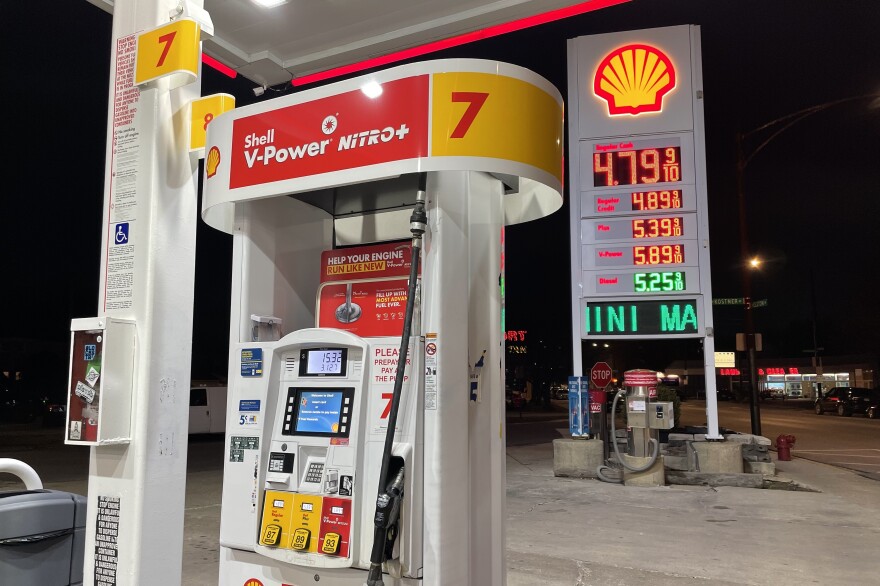 shell station near