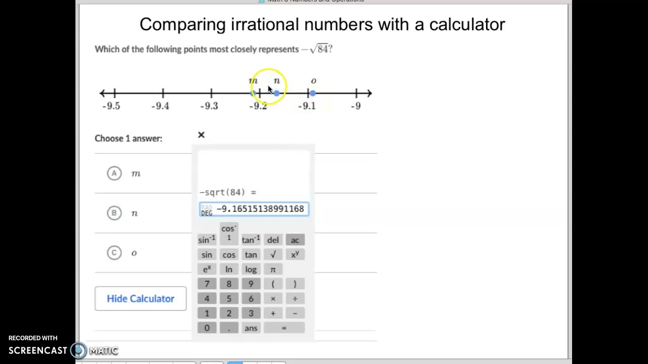 irrational or rational calculator