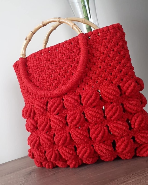 macrame bag etsy