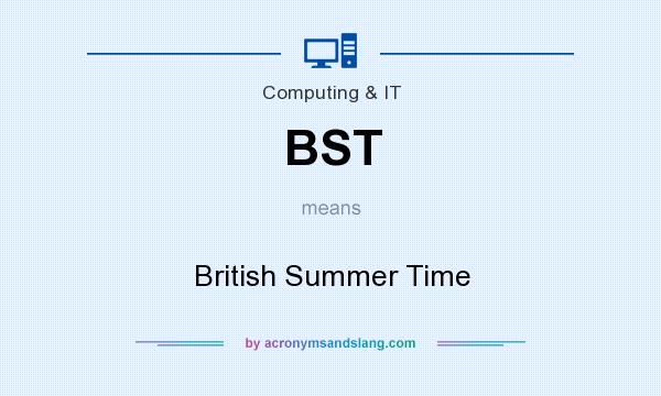 bst time meaning