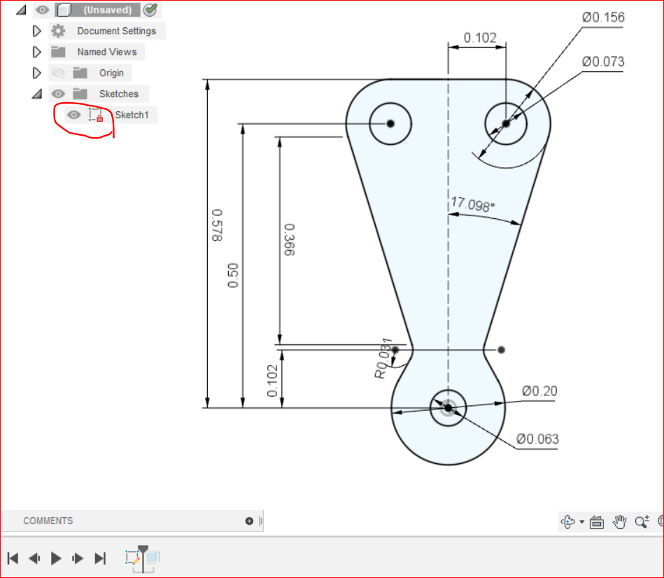 how to fully define a sketch in fusion 360