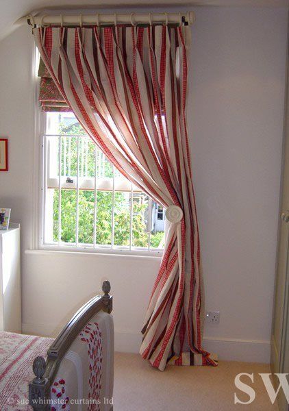 one sided curtains