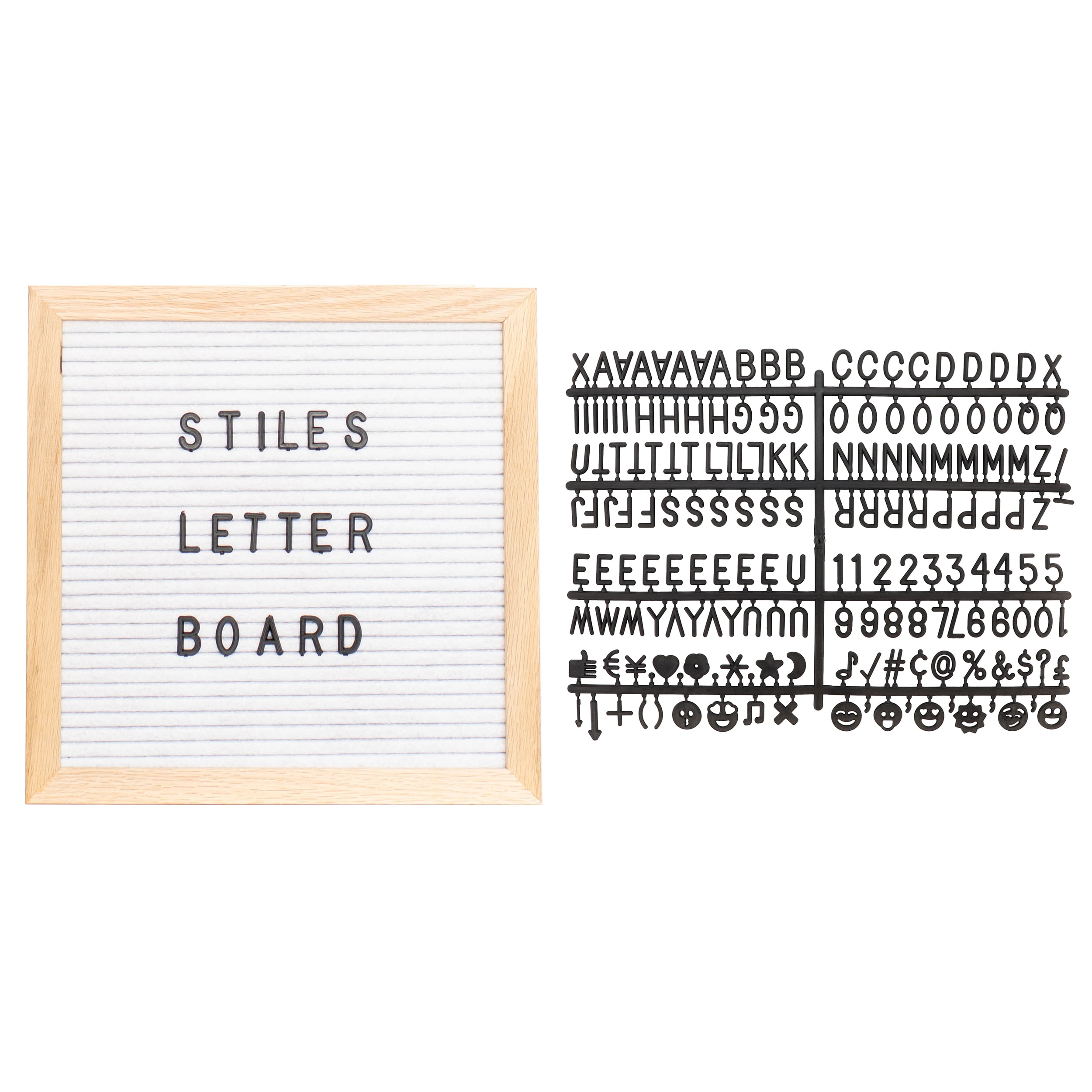 letterboard symbols