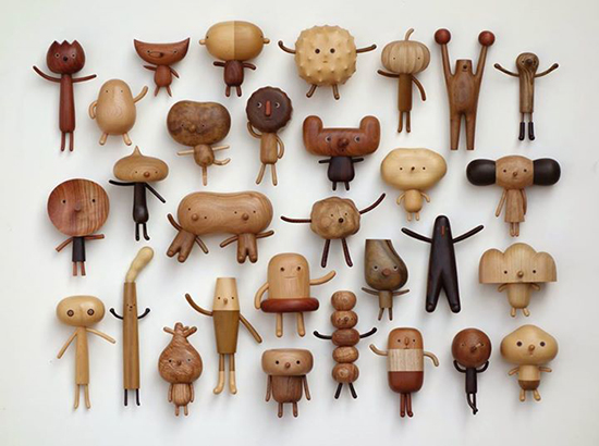 small wooden carved animals