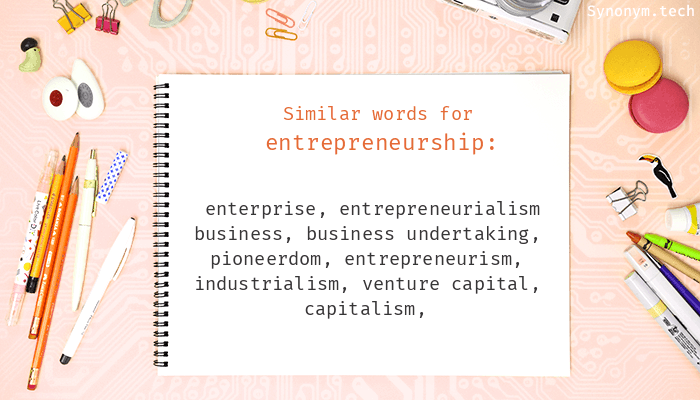 entrepreneur thesaurus