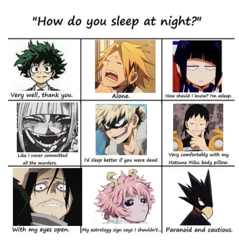 my hero academia memes