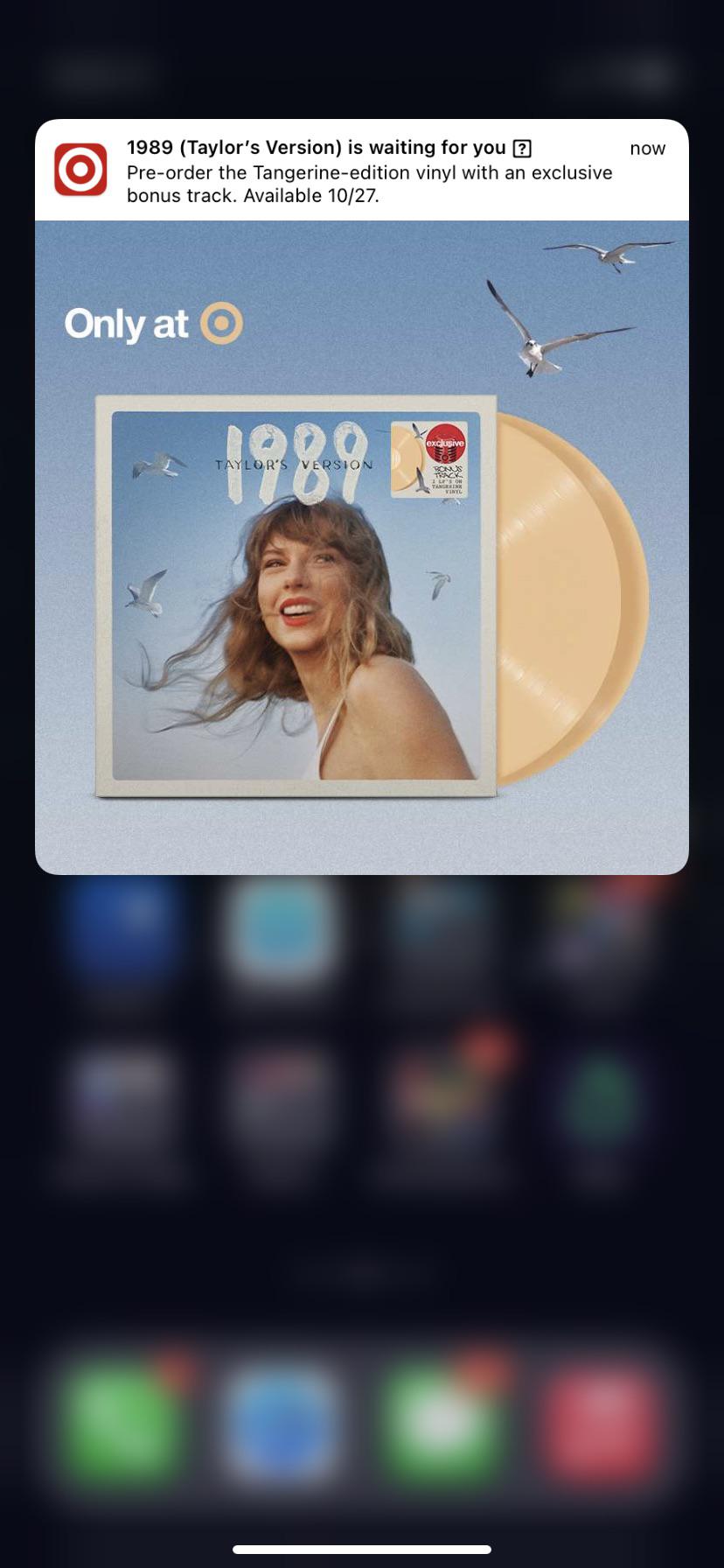 target exclusive 1989