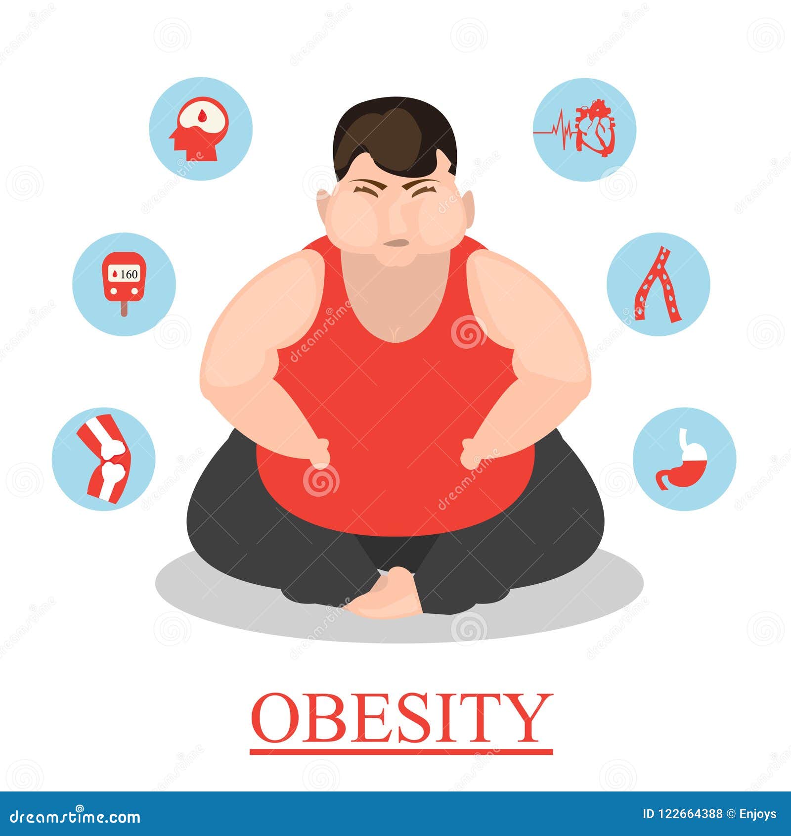 obesity images cartoon