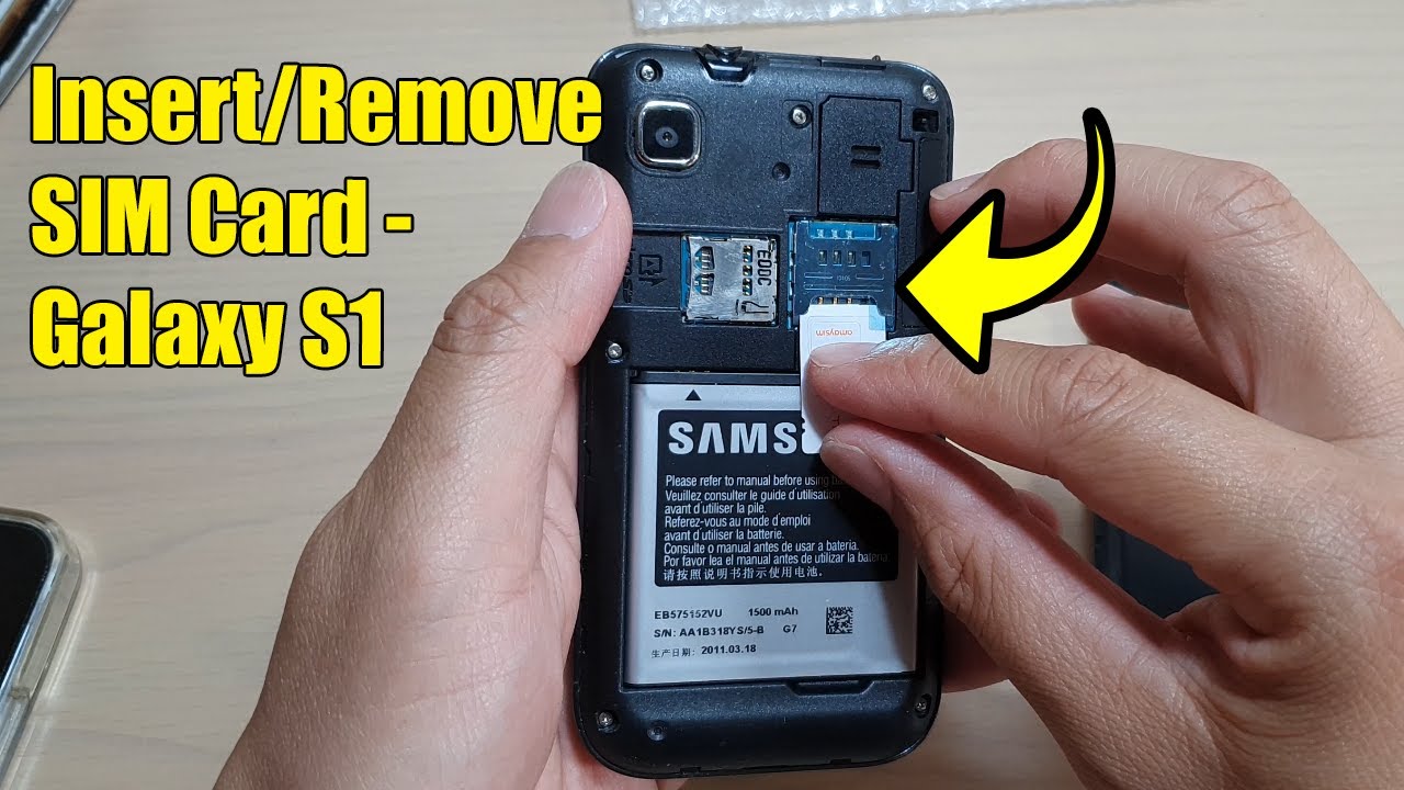 samsung how to insert sim card