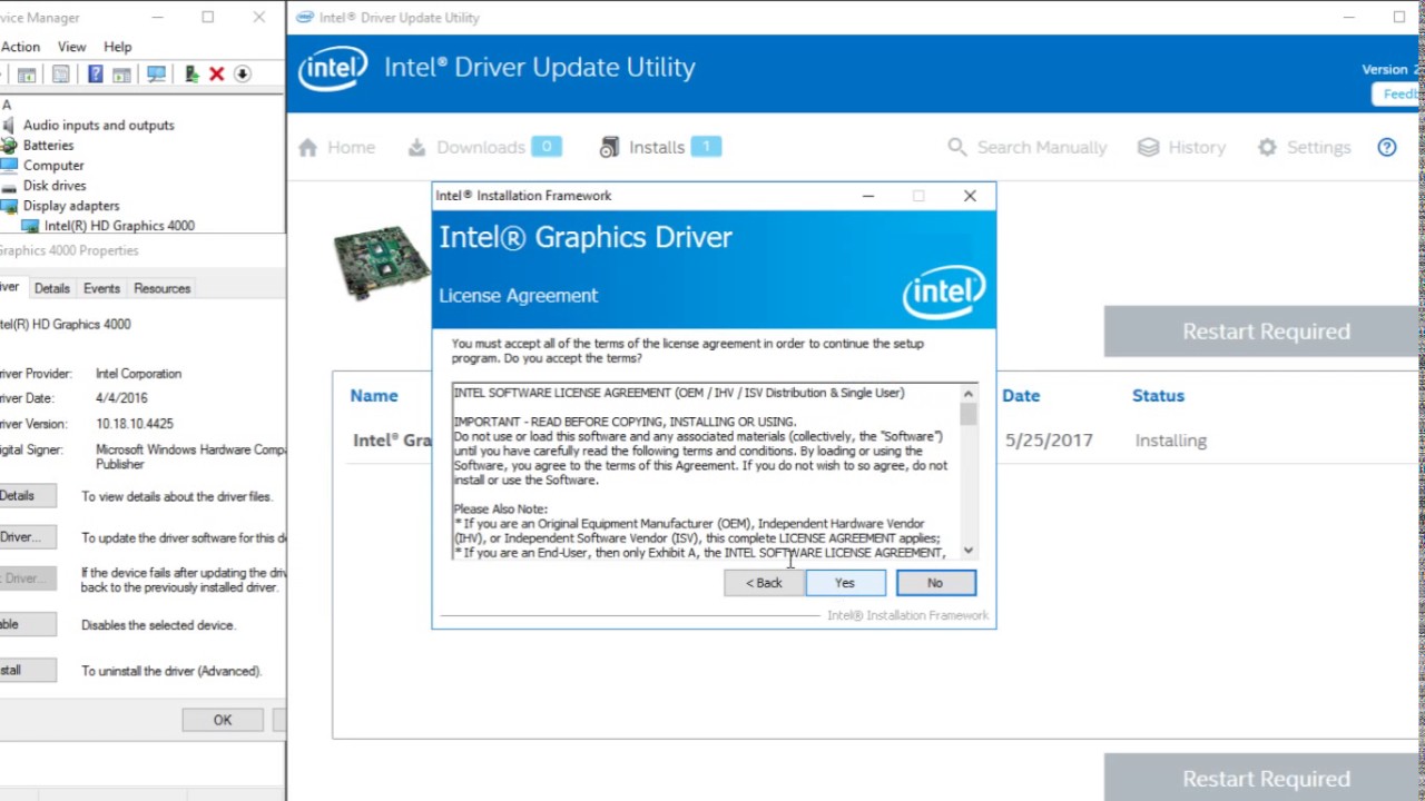 intel hd 4000 driver update