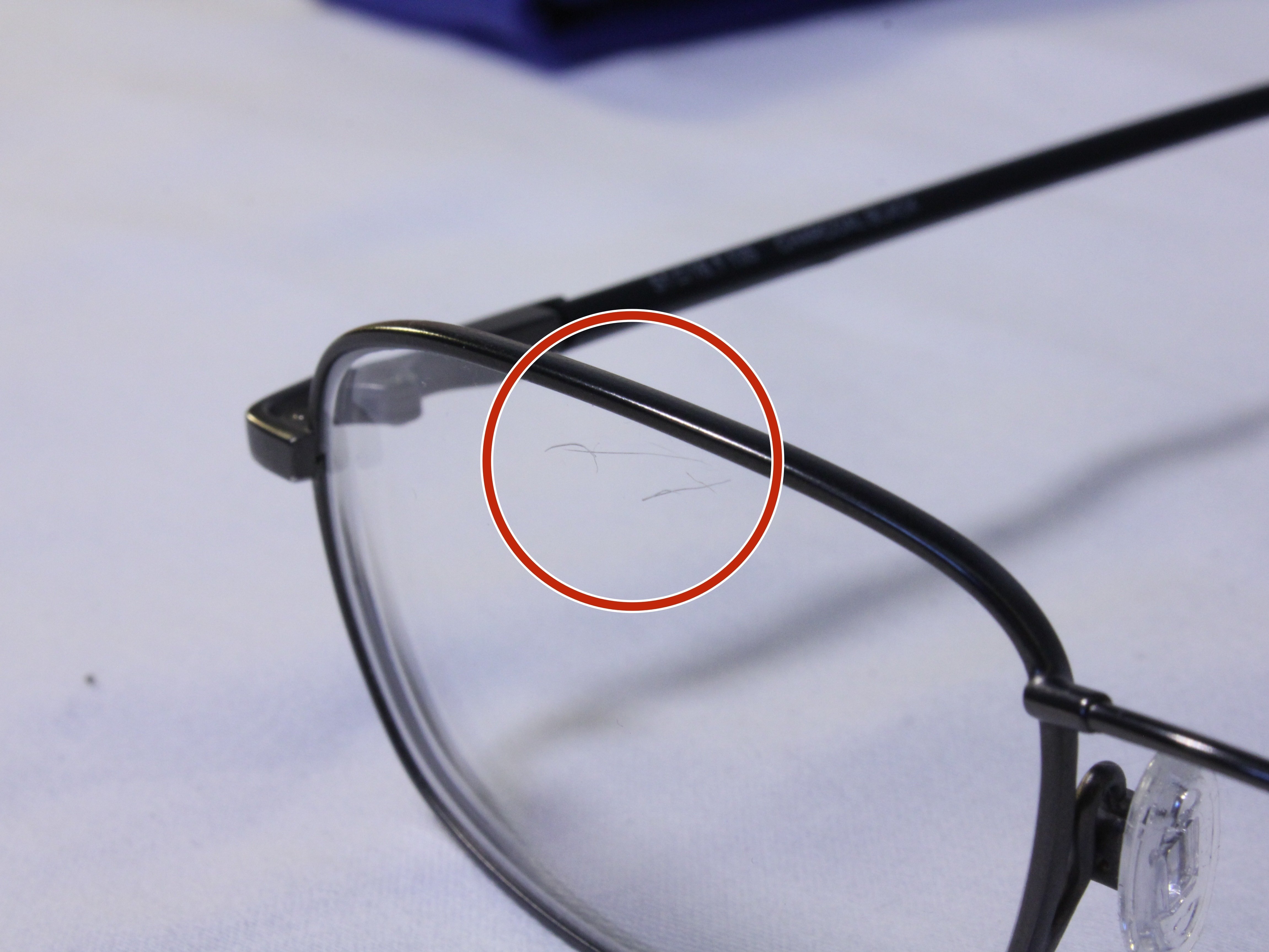 scratch eyeglass repair
