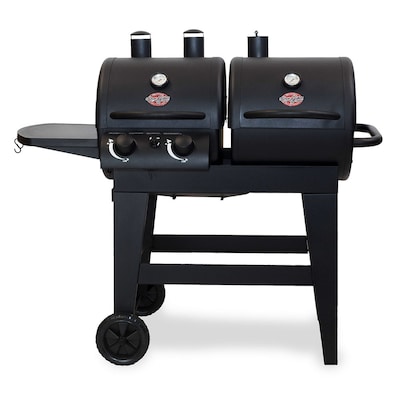 gas and charcoal bbq combo