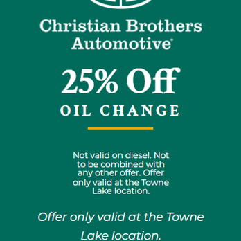 christian brothers oil change specials