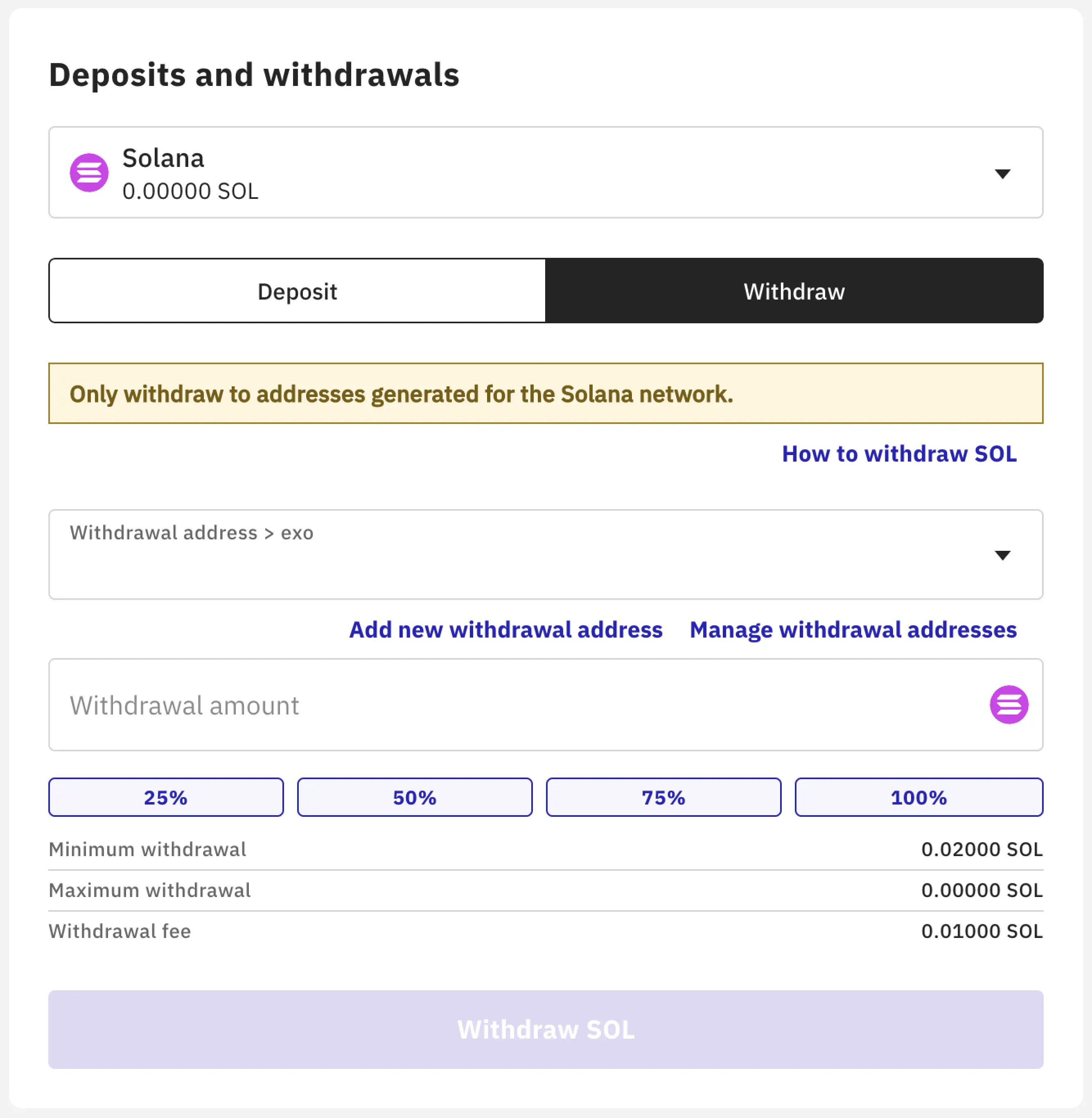 kraken withdrawal fees