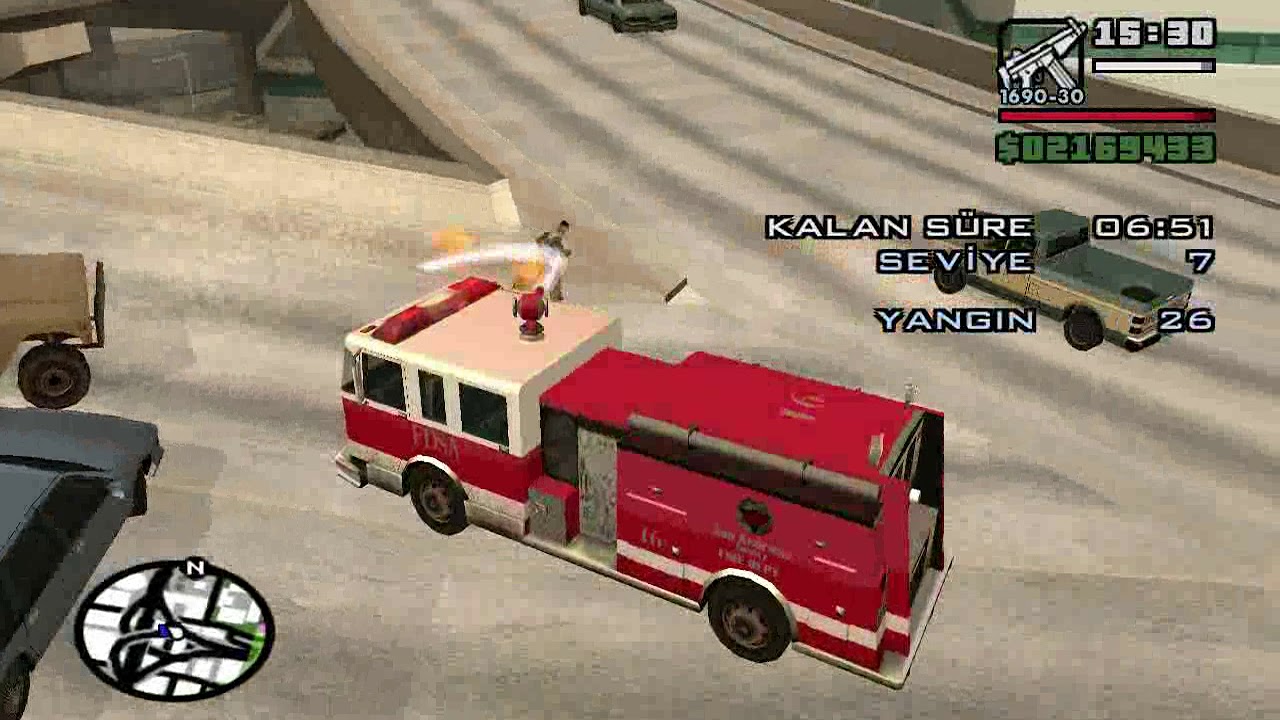 gta san andreas yangın görevi