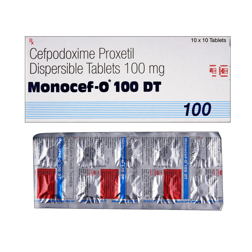 monocef o 100 tablet uses