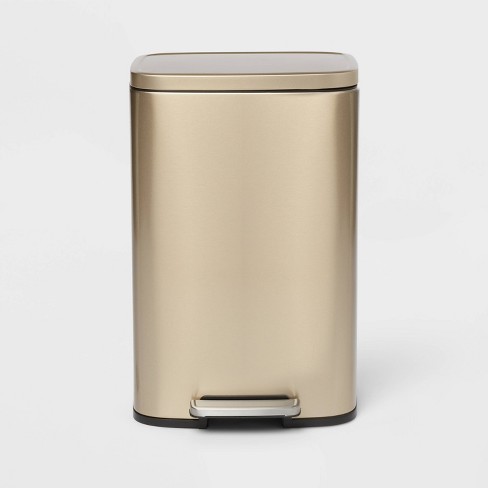 13 gallon gold trash can