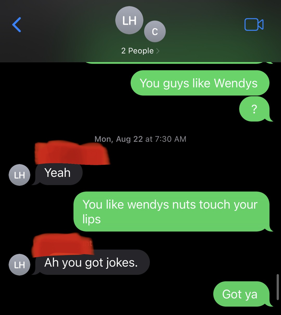 wendys nuts joke