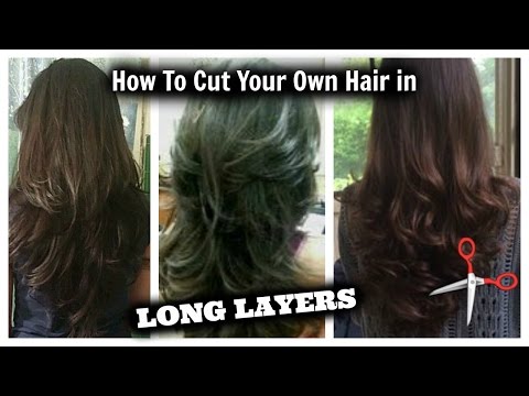 how to cut layers in your own hair