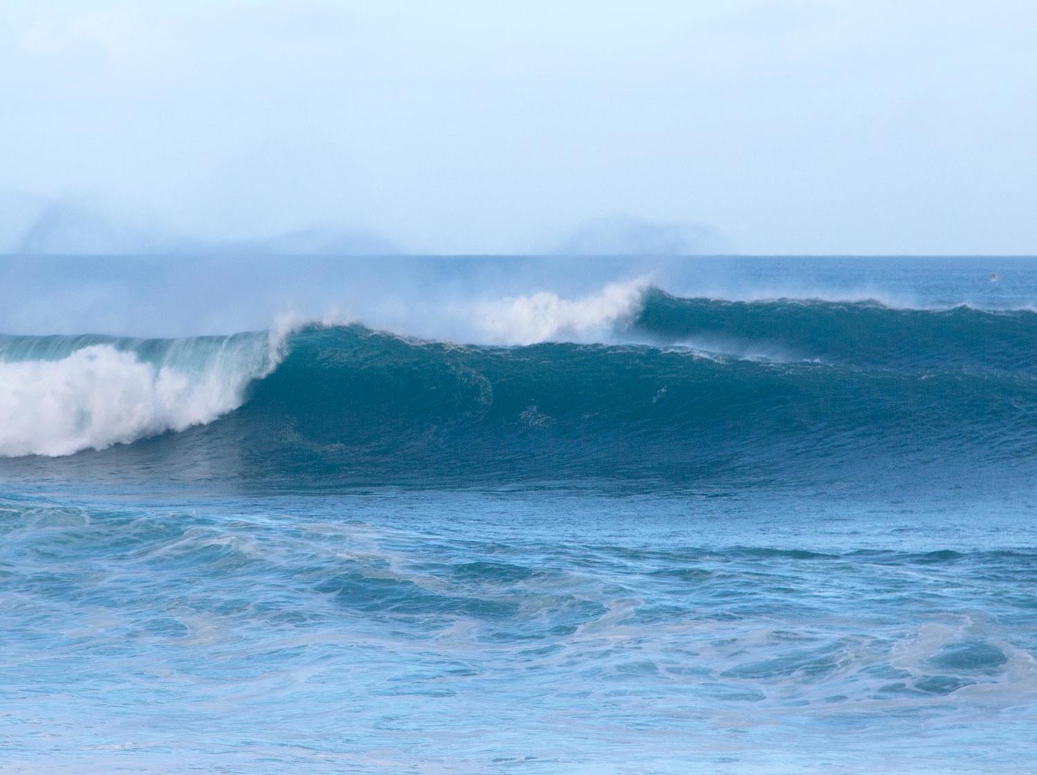 waimea bay wave report