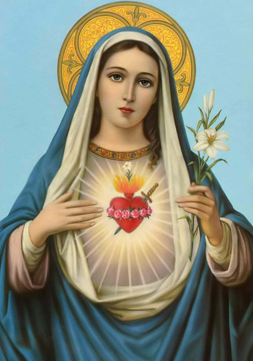 wallpaper mother mary