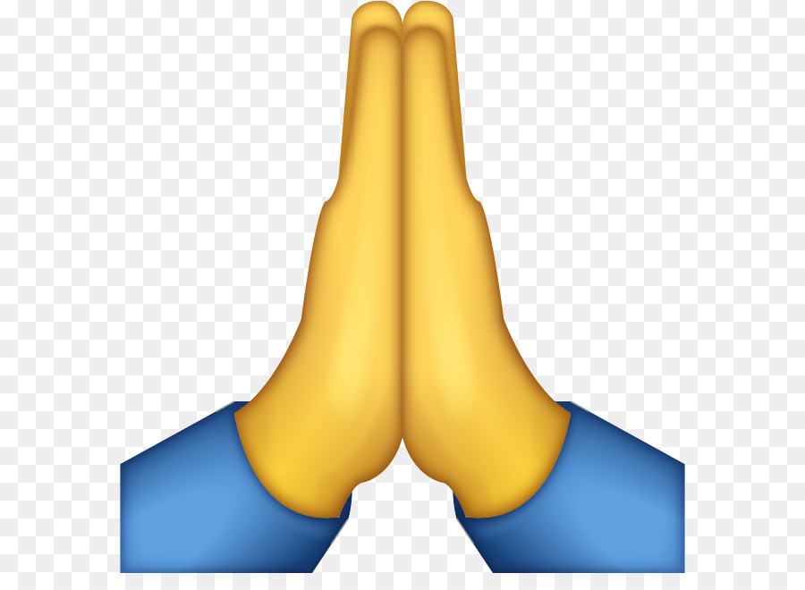 emoji manos rezando