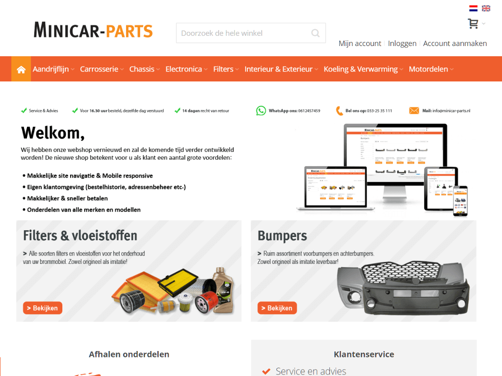 minicar parts