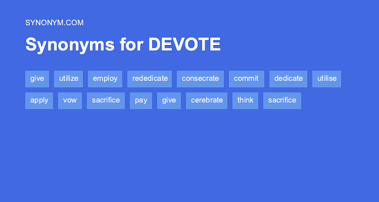 synonyms for dedicate