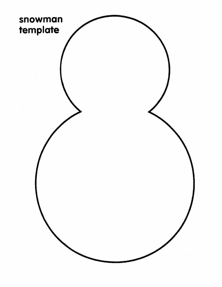 snowman outline