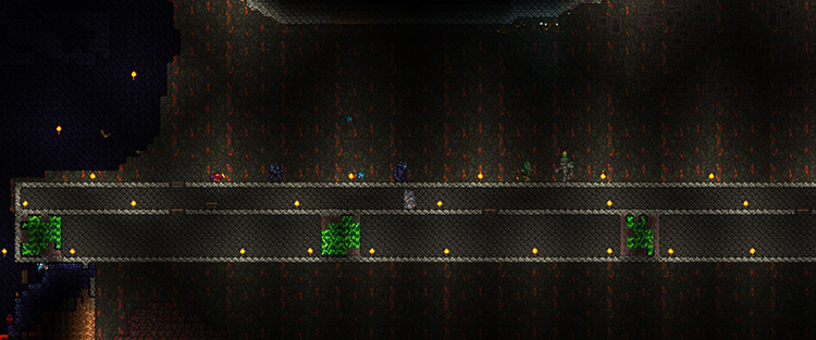 terraria how to mine chlorophyte