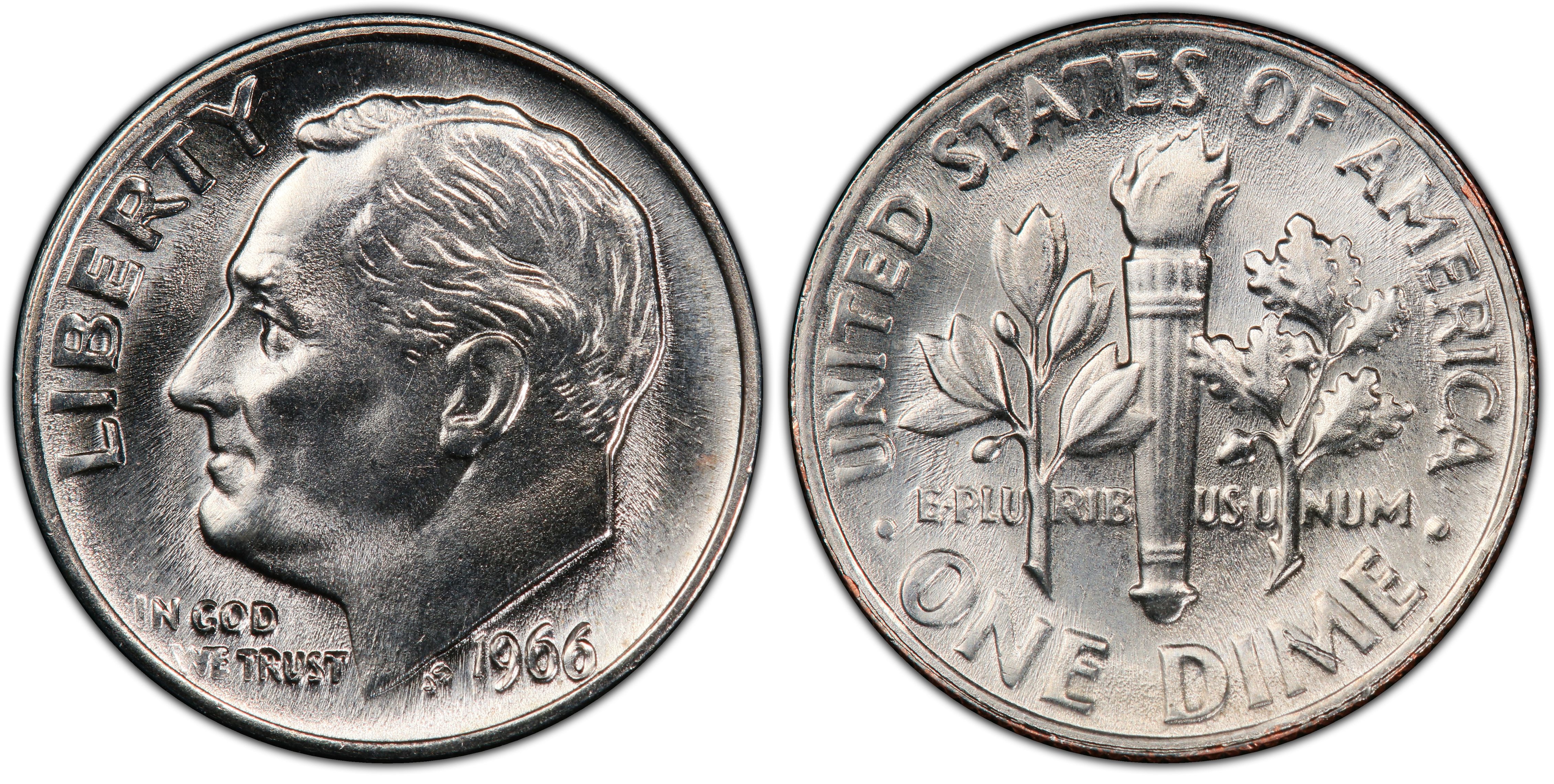 1966 american dime value