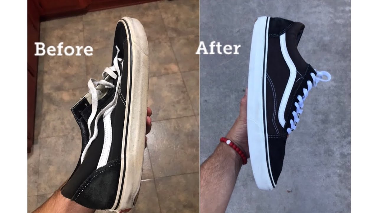 how to clean shoes vans