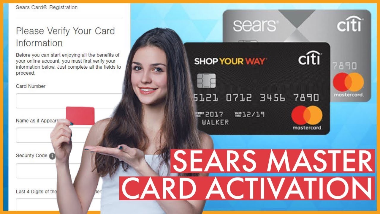 activate sears mastercard