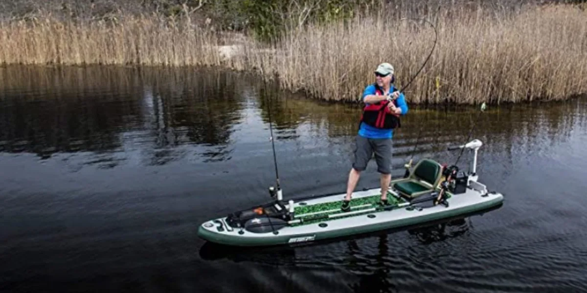 paddle board with a motor