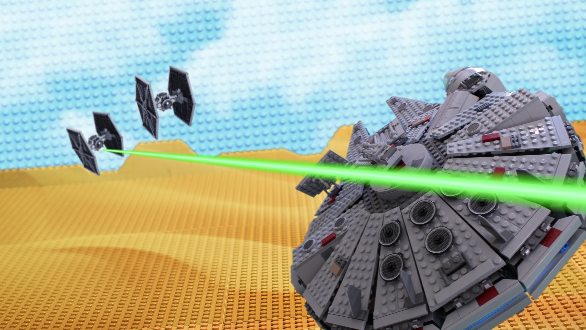 lego star wars stop motion