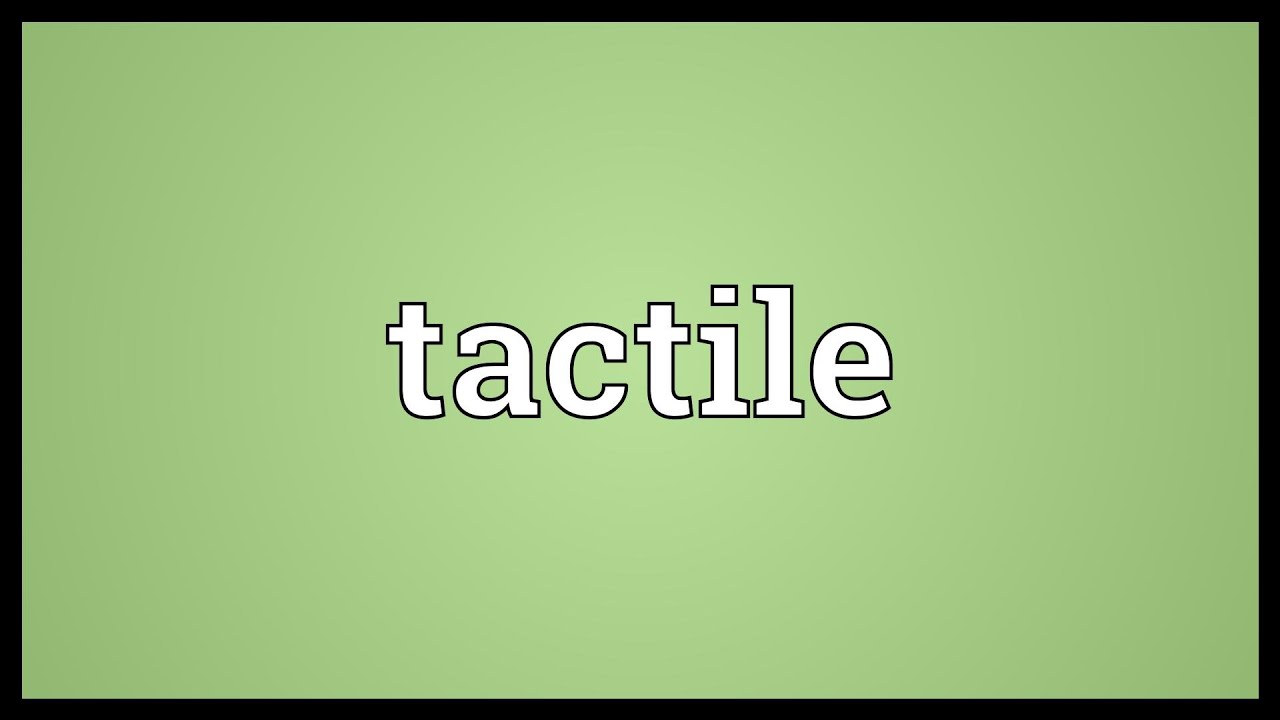 tactile meaning in telugu