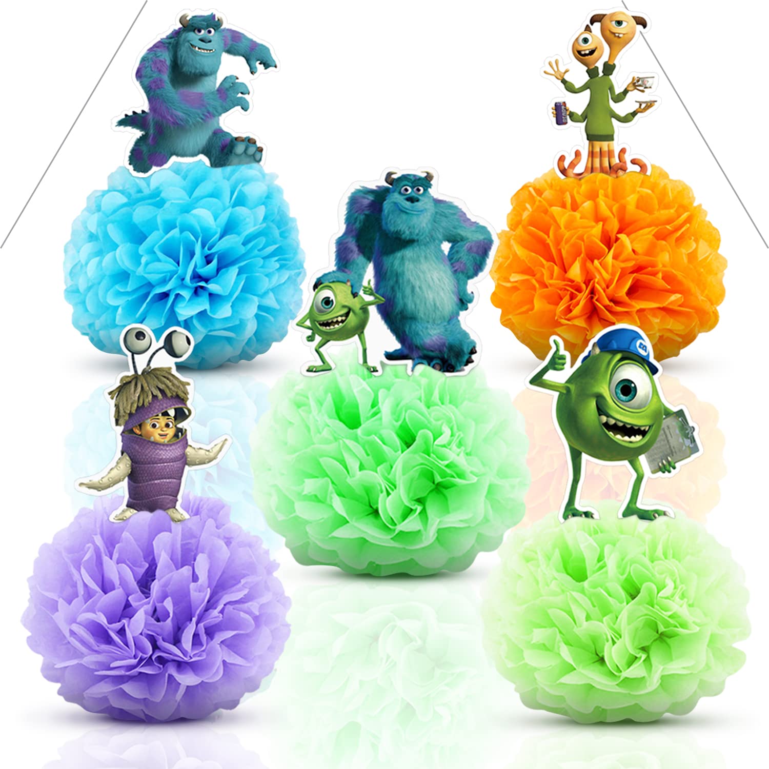 centros de mesa de monster inc