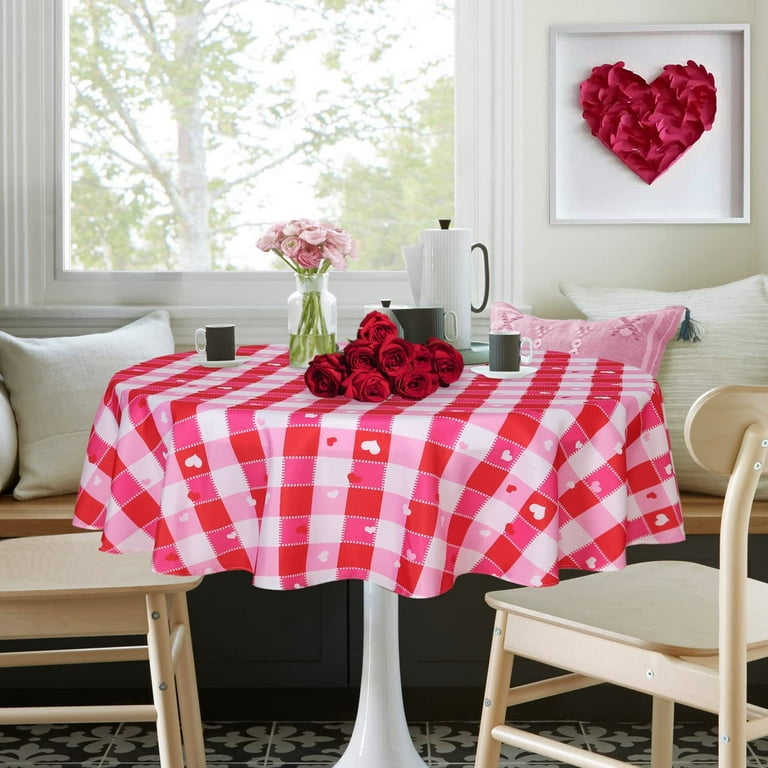 valentine cloth tablecloth