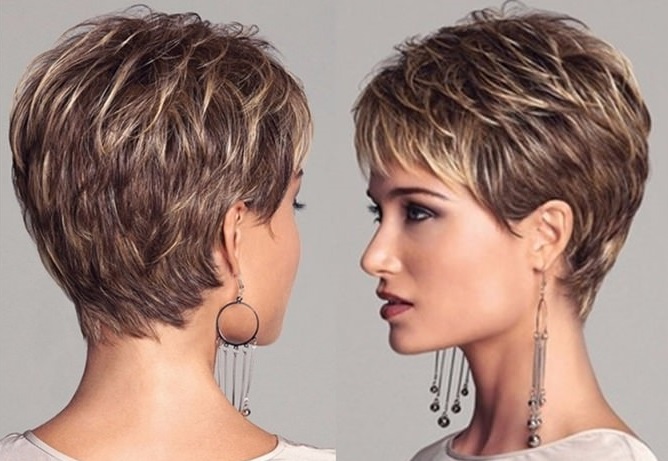 how to highlight very short pixie hair