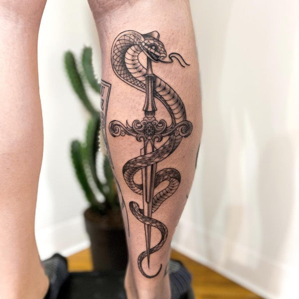 sword and snake tattoo meaning