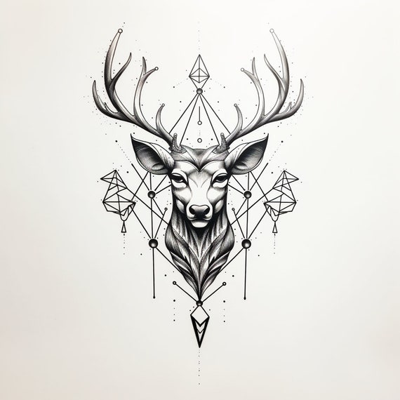 deer tattoo designs