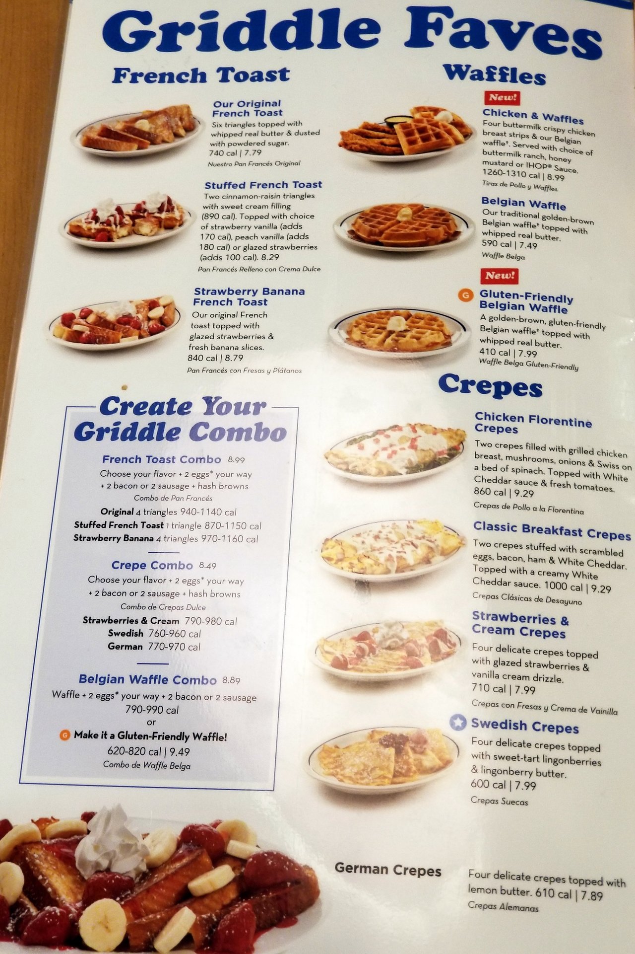 menu ihop