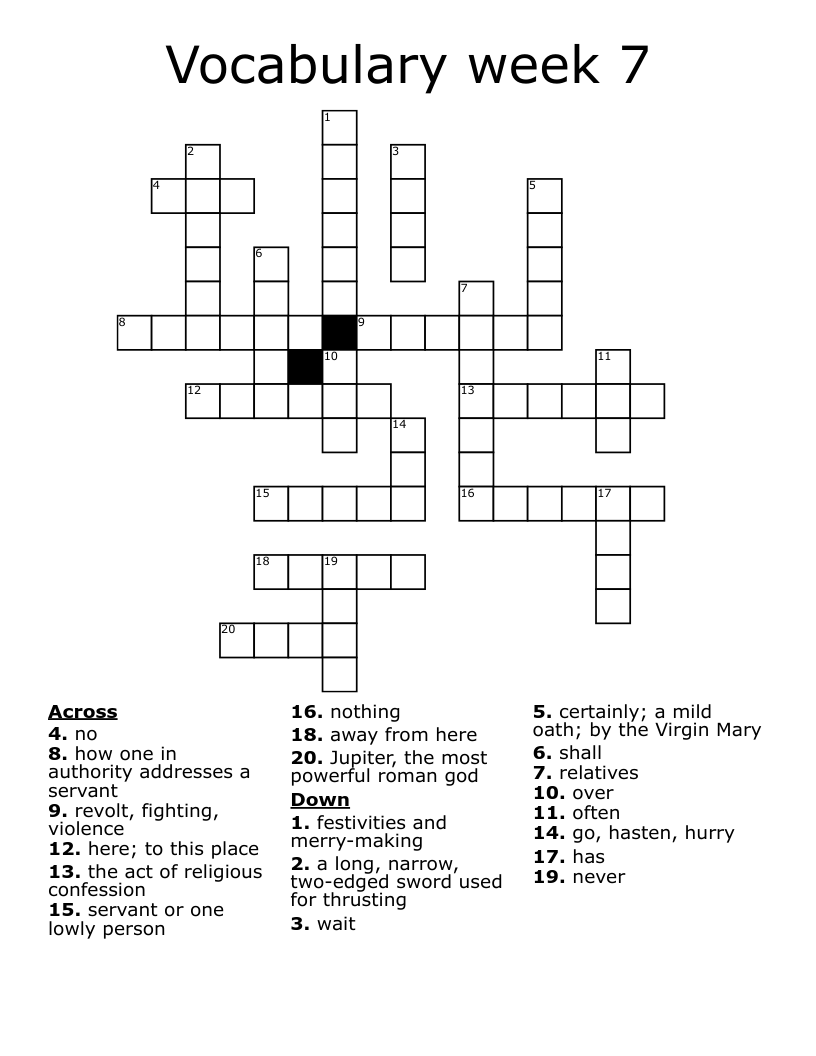 shambolic crossword clue 7 letters