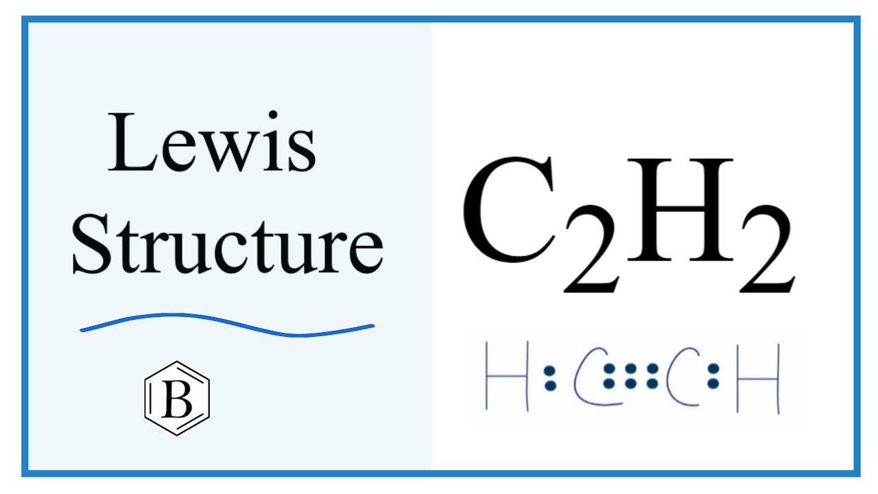 draw the electron dot structure for ethyne