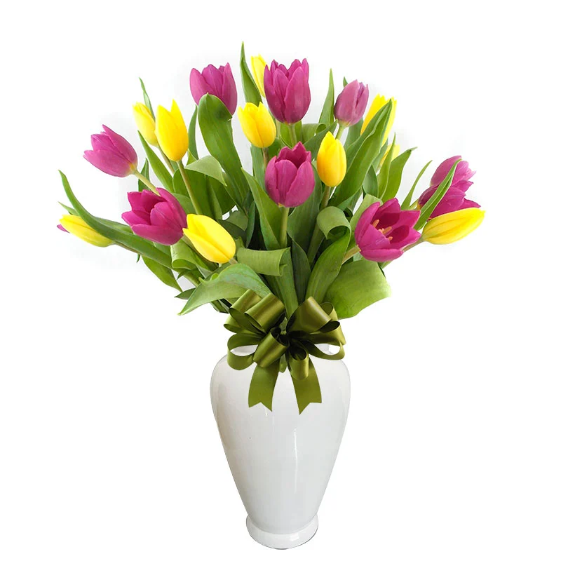 imagenes de arreglos florales con tulipanes