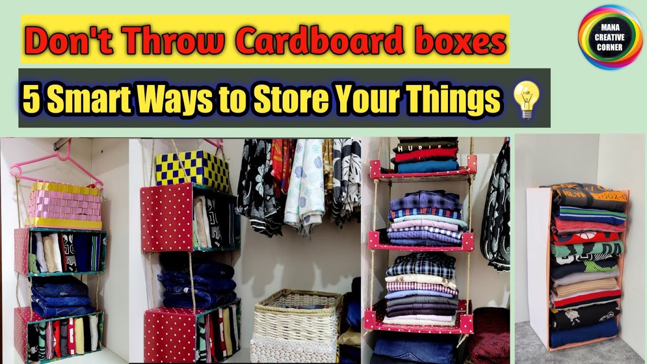 cardboard closet organizer