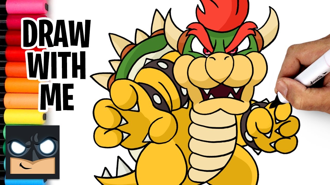 simple bowser drawing