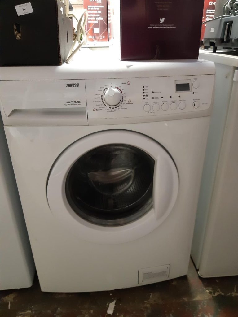 zanussi washing machine door lock fault