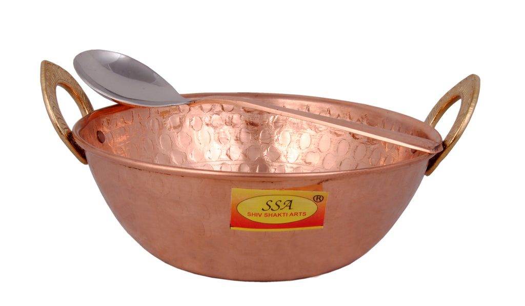 copper kadai for cooking